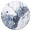 Art mural bleu, gris et blanc-68852781