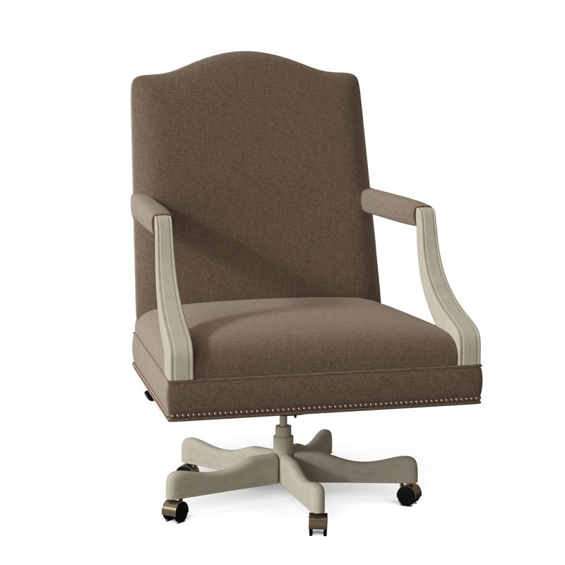 Troy Swivel Task Chair, Bark (8789 06), Walnut