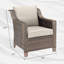 Chaise d'extérieur en osier avec coussins Littlerock (ensemble de 2)-1247854543