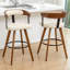 Tabourets de bar pivotants en cuir Modern-2105635185-2105635189