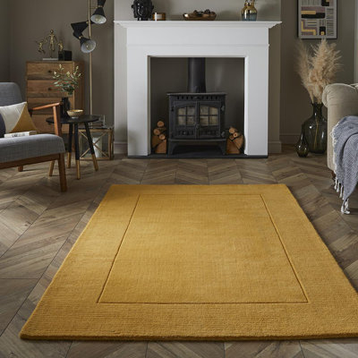 Baldoni Hand Woven Ochre Indoor Rug