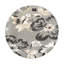 Tapis floral intérieur / extérieur gris-110742418
