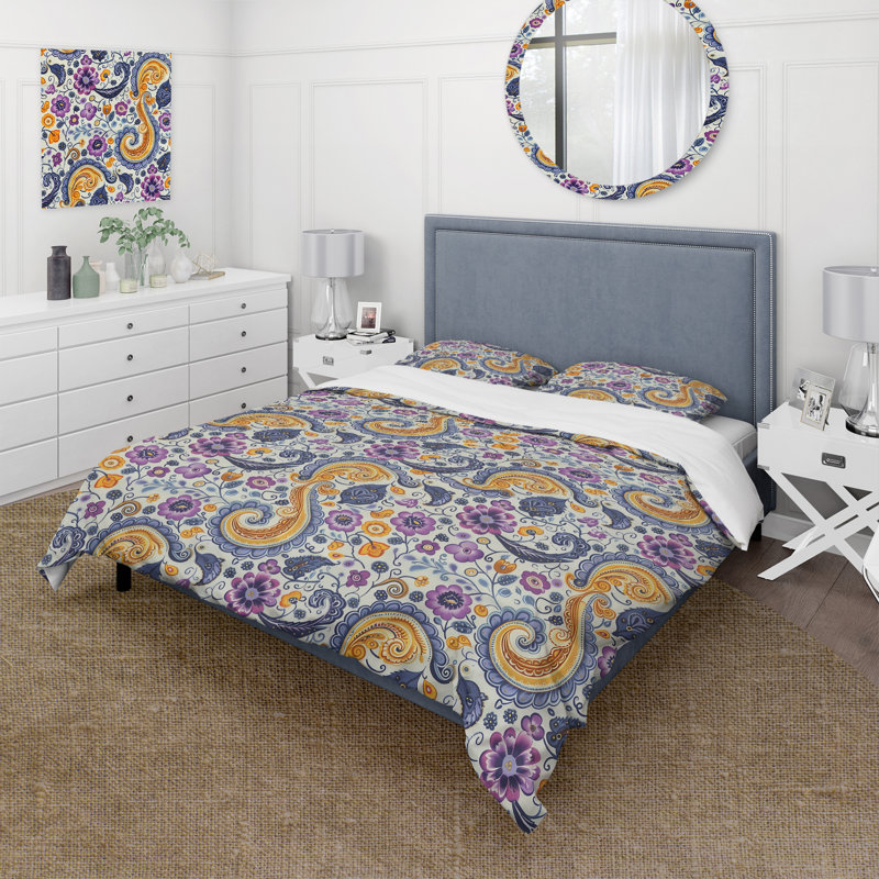 Ensemble de housse de couette vintage, Housse de couette très grand et 2 très grandes t