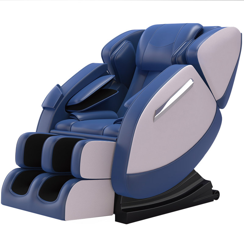 Fauteuil de massage inclinable électrique en similicuir
