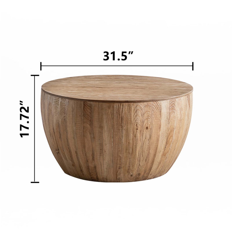 Bucket Shaped Coffee Table Set(Two-Piece Set)