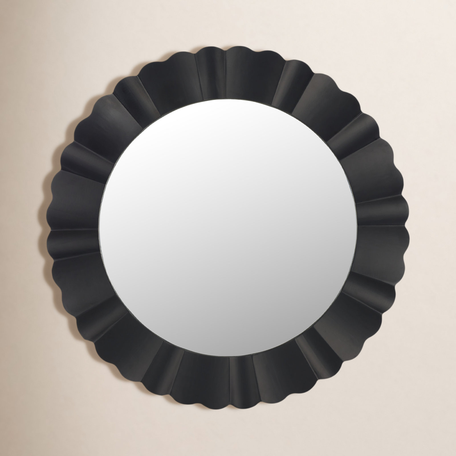 36" Accent Mirror, Black