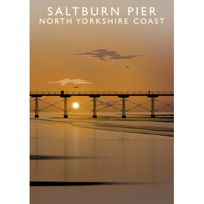 'Saltburn Pier' by Richard O'Neil - Print