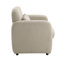 Fauteuil d'appoint contemporain de style taupe Boucle-1864151704