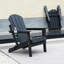 Chaise Adirondack pliante Hdpe avec porte-gobelet double, chaise en composite avec texture en bois, facile à assembler-1510575340