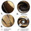 Pugh - Reproduction d'art abstrait en métal rond-109588502