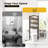 Jemeria Metal Freestanding Over The Toilet Storage