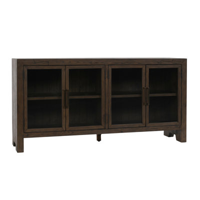Troy 72" Reclaimed Oak Wood Buffet Sideboard In Brown