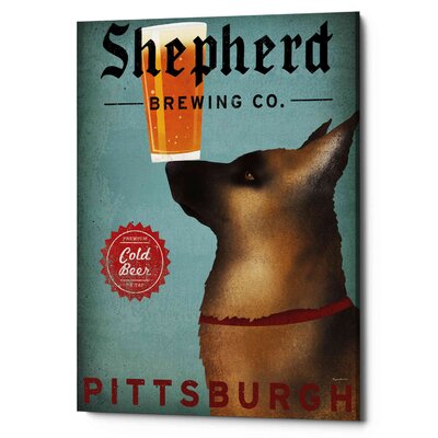 Shepherd Brewing Co Pittsburgh by Ryan Fowler - Wrapped Canvas Graphic Art Print -  Winston Porter, D6BB92E6A822421C86DEB50EB6E0B05A