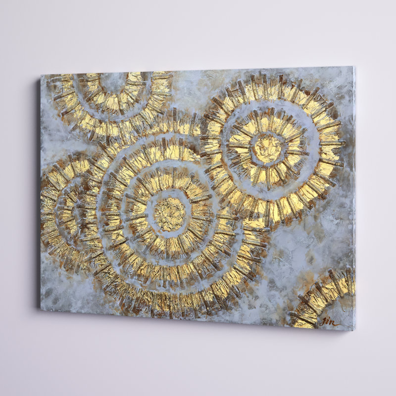 " Shiny Circles " Painting Print
