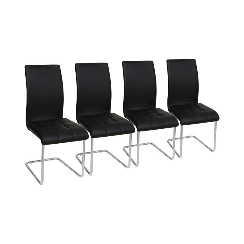Mimms Upholstered Dining Chair, Black