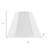 White Linen Piped Empire Lamp Shade-128842483-128842594