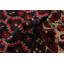 Tapis de zone en laine rouge/bleu marine 3 pi 5 po x 5 pi 11 po one-of-kind à la main-noué la new age balouch Antietam