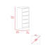 Commode 5 tiroirs, commode verticale-811250176