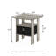 Table de chevet moderne en bois 15,51 po x 15,5 po x 17,52 po avec tiroir et tablette-1654473589-1654472837