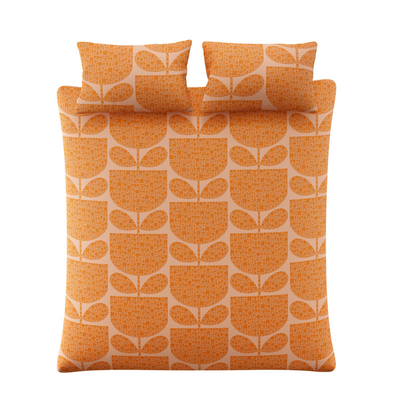 BLOCK GARDEN, Kingsize Duvet Cover Set + 2 Standard Pillowcases