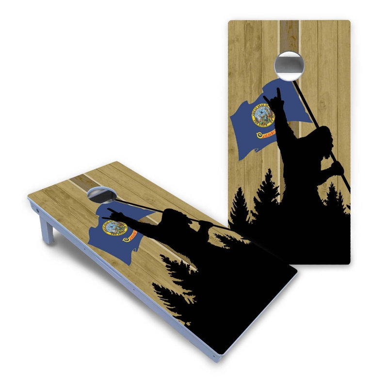 Ensemble de cornhole Sasquatch Idaho, AUCUN accessoire