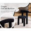49.5cm H Faux Fur Upholstered Metal Accent-870582935
