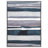 Cobalt Streaks 2 Textured Glitter Hand Painted Canvas Wall Art by Martin Edwards