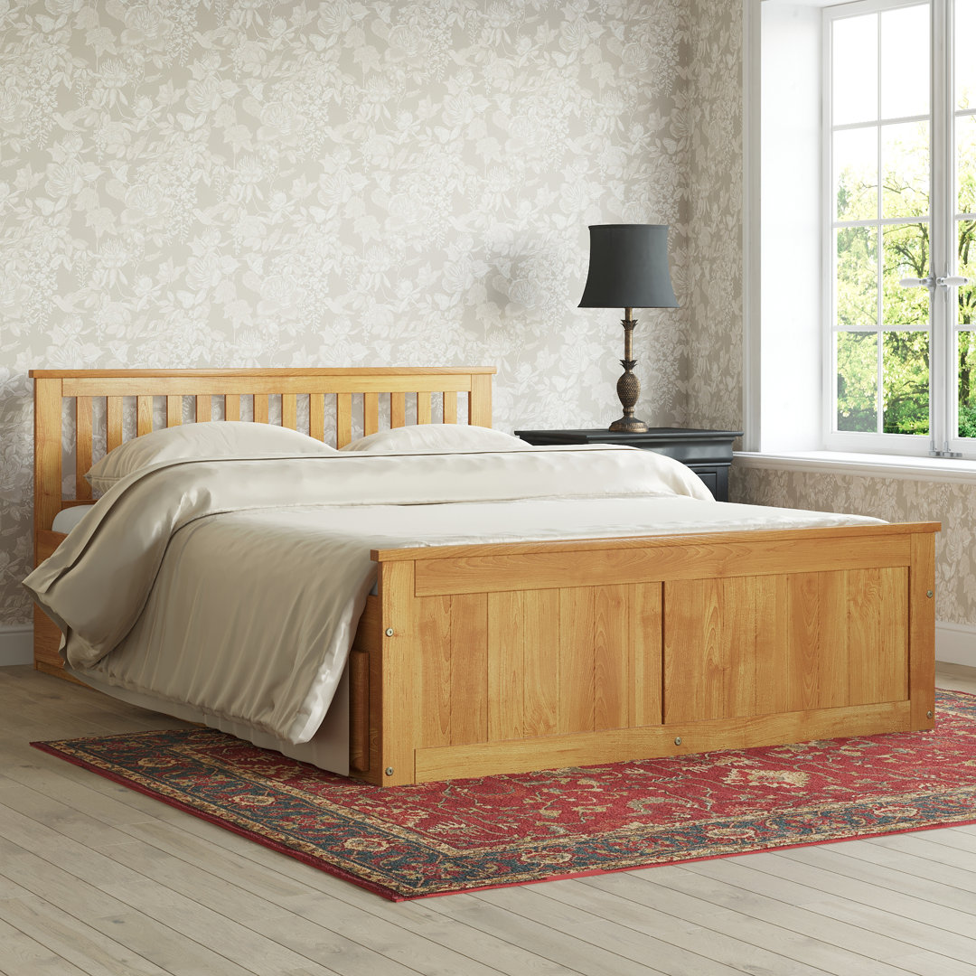 ClassicLiving Bettgestell Larksville mit Stauraum Größe: 135 x 190 cm