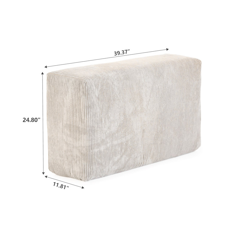 Cordrouille matelassée confort, Beige