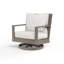 Laguna Outdoor Patio Swivel Lounge Chair with Sunbrella Cushions-406913113