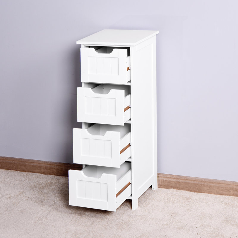 Armoire de salle de bain chic avec tiroirs spacieux pour un rangement optimal