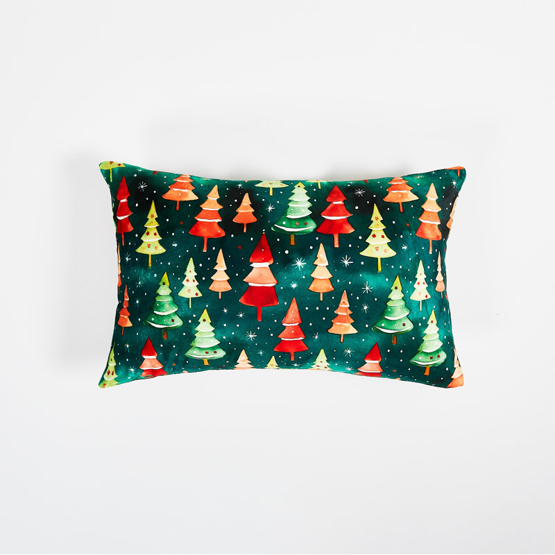 Christmas Tree Throw Pillow