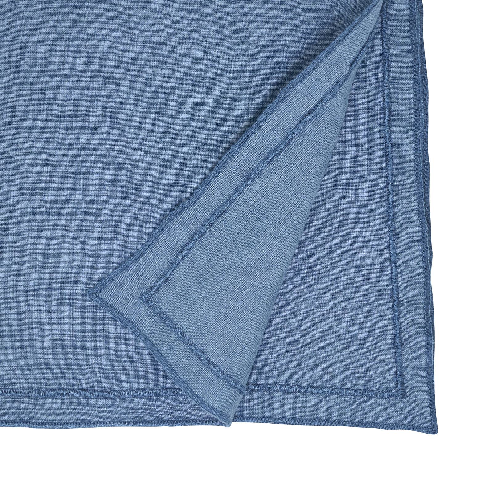 Aneta 72" Linen Table Runnner, Navy