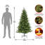 The Holiday Aisle® 6 ft. Pre-Lit Whatcom Pine Tree with LED Lights