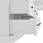 79" H Curio Cabinet With Lights & 8 Drawers