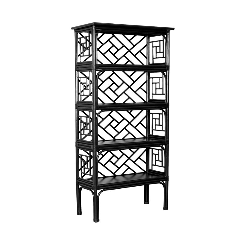 Chippendale Bookcase, Black