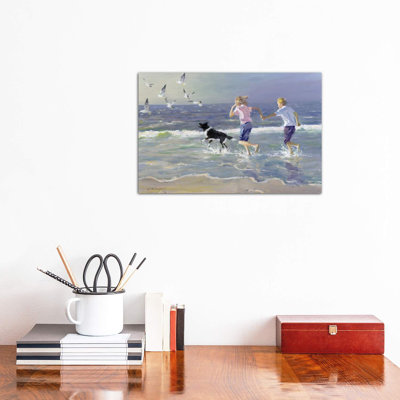 The Chase 1 Piece Wrapped Canvas Painting