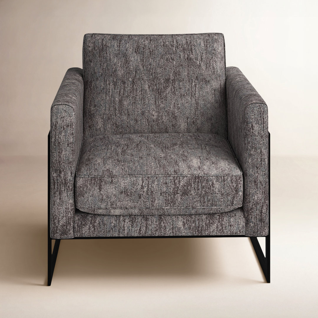 Charles 32Cm Wide Polyester Armchair Wade Logan® 