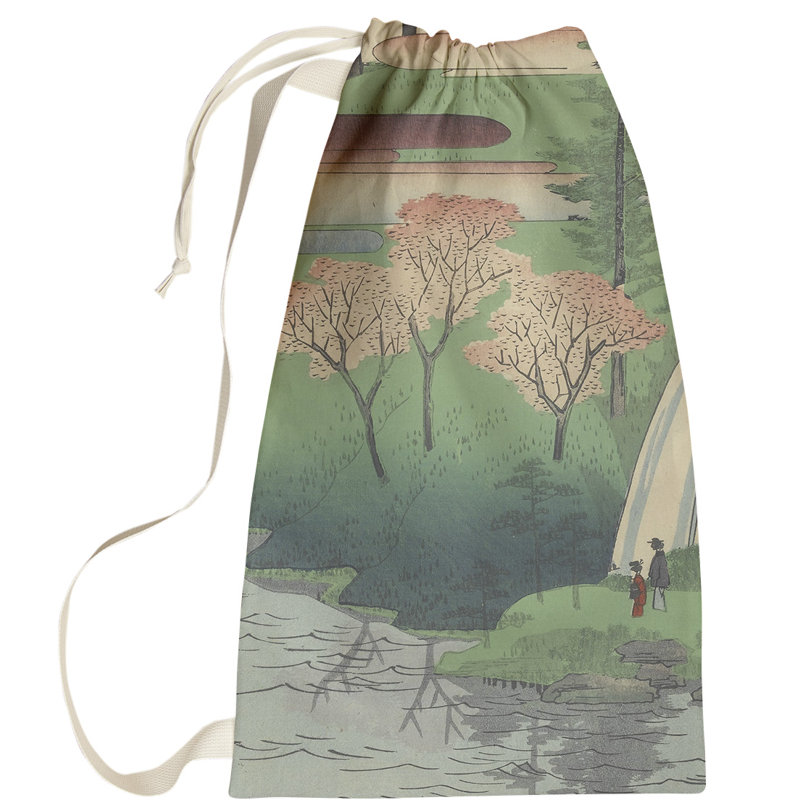 Sac à linge Macintyre Chiyogaike Pond, Petit (H 64 po x l 20 po x P 1,5 po), Vert