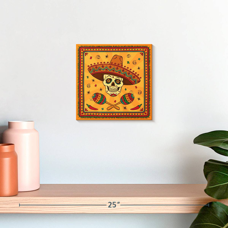 Lelend Mexican Festive Skull