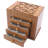 5-Tier Wooden Jewellery Organizer Box with Mirror