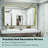 Brayner Bathroom Vanity Mirror Metal Wall Mirror Accent Mirror-1247329646-1247329639
