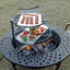 Foyer au bois avec couvercle et barbecue 36 po Guntars-366032230