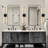 2-Light 30" Dimmable LED 18W Wall Sconce with 360° Rotatable Arms