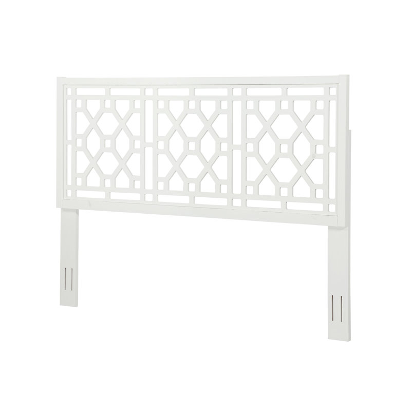 Tête de lit blanche très grand, fabriquée en bois de peuplier, 3 hauteurs ajustables, compatible avec des cadres de lit en métal standard, convient à une tête de lit très grand décor - très grand, s'adapte à la structure universelle, complète