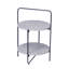 Mijas 2 Tier Storage Shaelves Round End/Side Table with Handle for Living room, Bedroom-1599800205