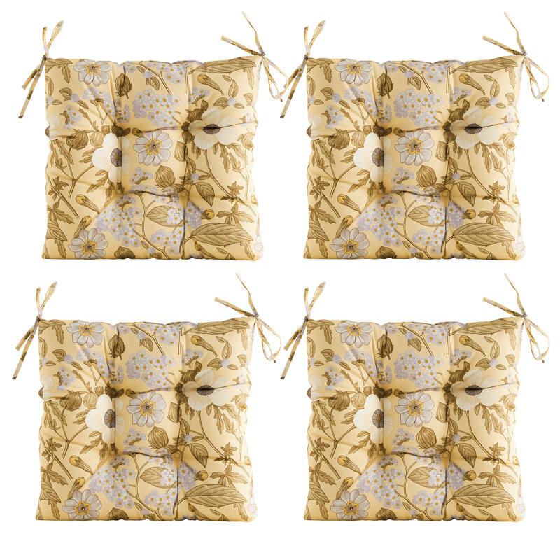 Coussin de siège extérieur 4 pièces Winston Porter