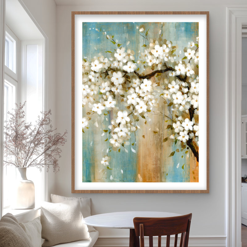Relaxing Cherry Blossoms - Reproduction botanique encadrée