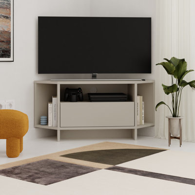 Viva Corner TV Stand Modern Storage Unit for TVs up to 34 inches