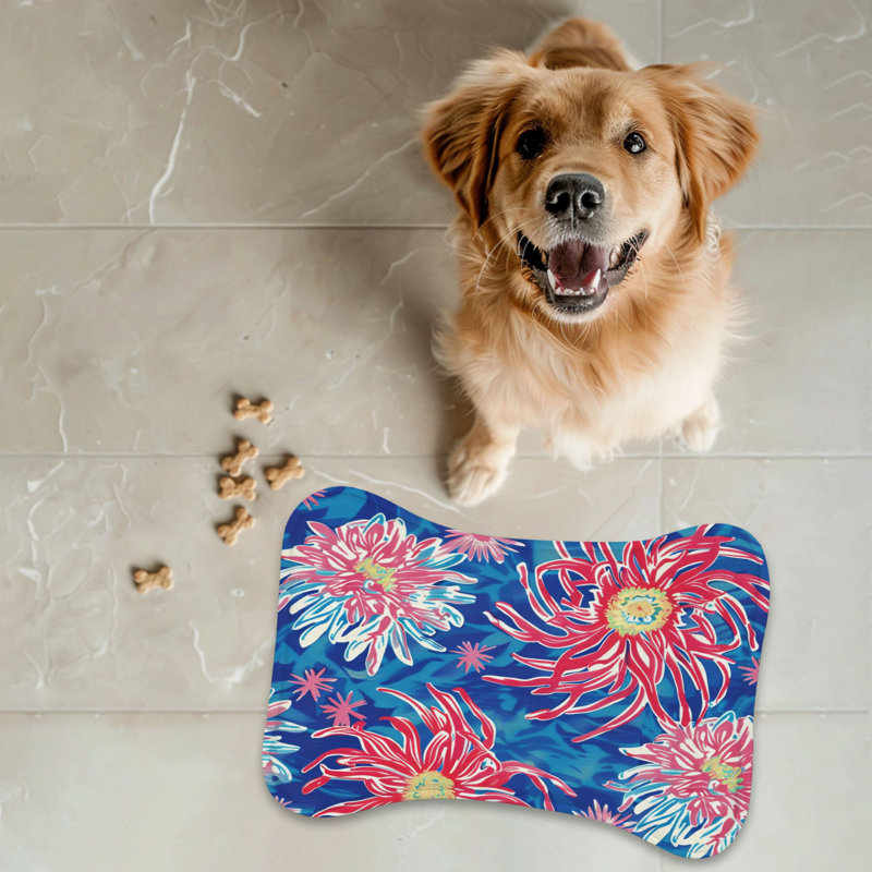 Preppy Bursts - Tapis d'alimentation en os 1 pièce, 18"